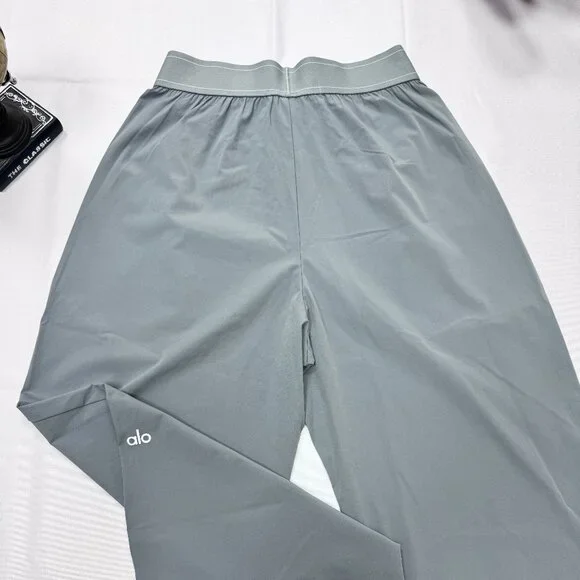 ALO Yoga Steel Grey Trousers (Regular Size) 😆😆Wide-leg Casual - Picture 7 of 8